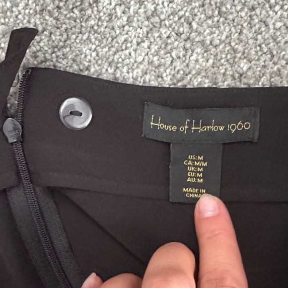 House of Harlow 1960 Black Diamond Blazer and Skirt - Picture 7 of 8